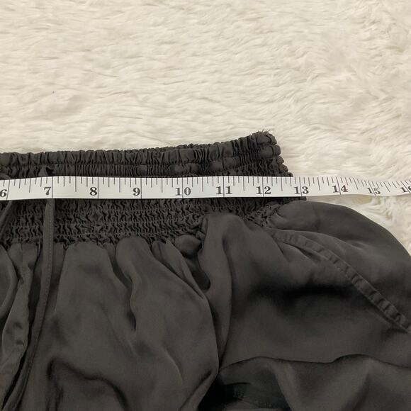 Aerie Dark Grey Satin Lounge Shorts - Size XS - Picture 6 of 8